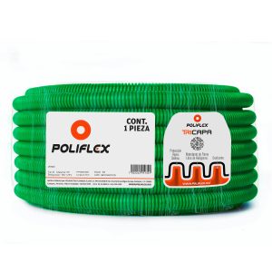 Poliducto flexible verde 1/2" de 20m para edificaciones superiores a 3 niveles