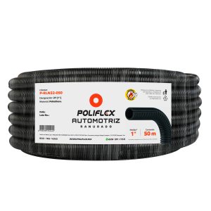 Tubo Poliflex automotriz ranurado 1" de 50m. La forma más fácil de proteger el arnés eléctrico en el automóvil.