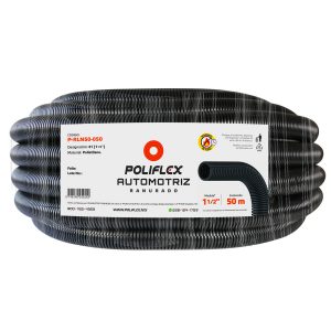 Tubo Poliflex automotriz ranurado 1 1/2" de 50m. La forma más fácil de proteger el arnés eléctrico en el automóvil.